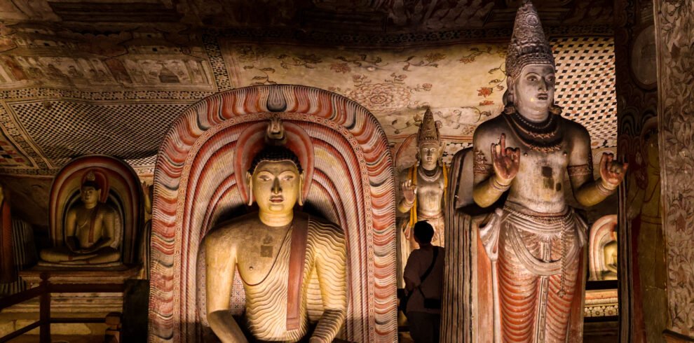 Dambulla rock cave temple Sri Lanka